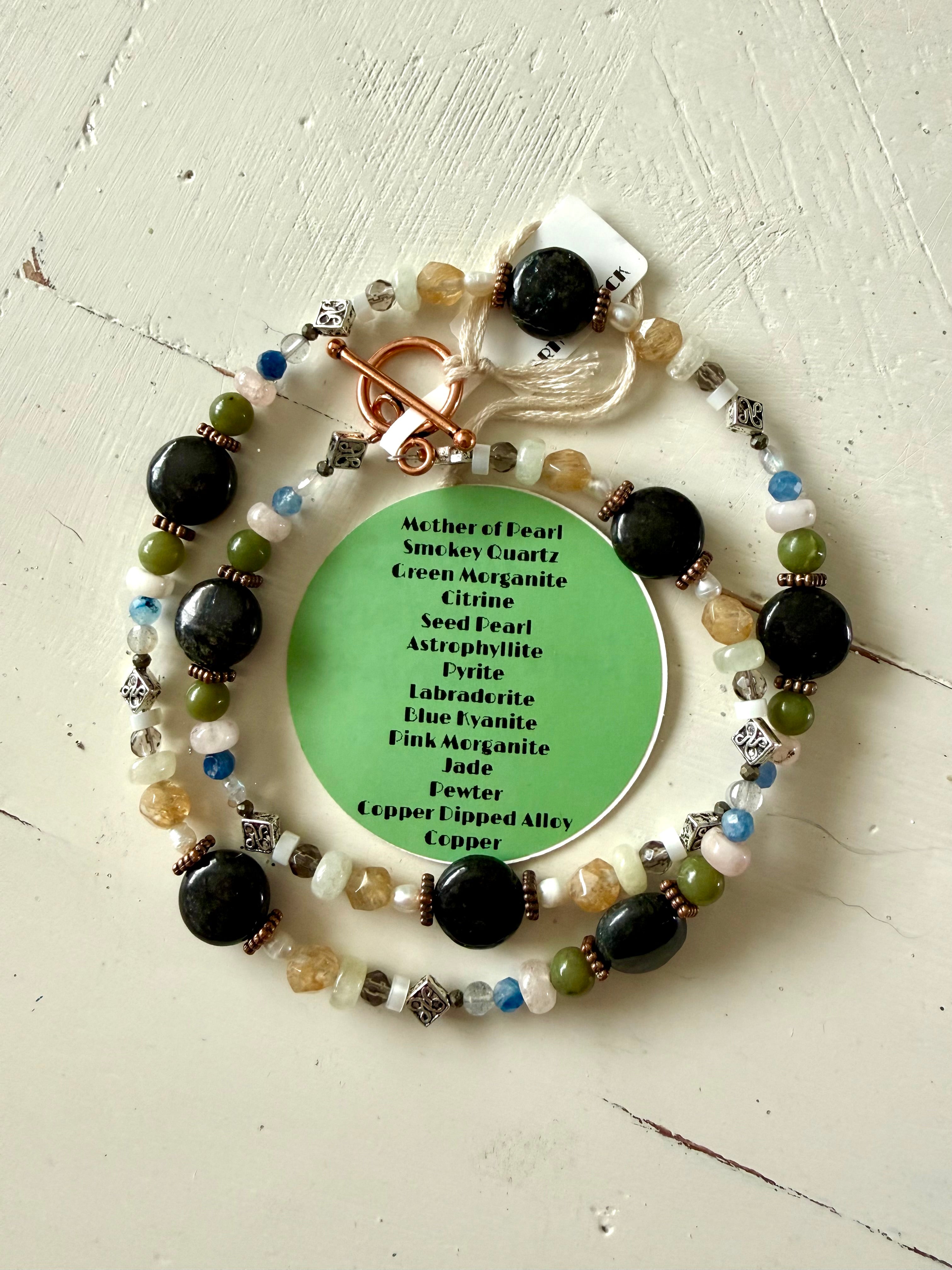 Astrophyllite & Gemstone Statement Necklace | Handmade Natural Crystal Jewelry
