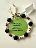 Astrophyllite & Garnet Gemstone Bracelet